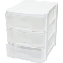 Go İthalat Tonton - No:0 Çekmece 3 Katlı 17.5X14.4X16.9CM (5491)