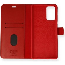 Colezium Galaxy Note 20 Kılıf Trend S Plus Kapaklı Kılıf - Kırmızı