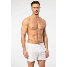 Türen Erkek Penye Boxer 130/BEYAZ