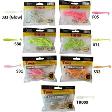 Lucky John Tioga 2'' (5.08 cm) 10Pcs LRF Silikon Yem