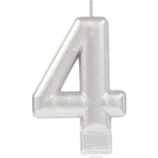 Go İthalat 4 Rakam Mum Gümüş Renk (5491)