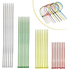 Go İthalat 30 Parça Plastik Kablo Kelepçe Seti Kablo Düzenleyici Bağlama Bantları (5491)