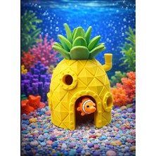 Mescolare Ananas Akvaryum Dekoru – Renkli Balık Saklanma Evi