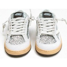 4B12 Gümüş Kadın Sneaker PLAYNEW-D223