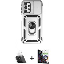 İlk El Grup Ieg™ Galaxy A33 5g Ahenk Klasik - Şeffaf Temperli Cam Ekran Koruyucu + Şeffaf Kamera Lens Koruma Cam