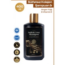 Misk Sülfatsız Şampuan | Onarcı 400 ml – Tuzsuz, Kolajen, Keratin, Siyah Misk, Parabensiz - Seyahat Boyu