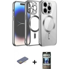 İlk El Grup Ieg™ iPhone 12 Pro Nova Işık Özel Seri - Siyah 34D Hayalet Izgaralı Cam + Sarı Renkli Kamera Lens Koruma Cam