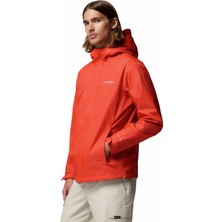 Columbia RM2433 Watertıght Iı Jacket Turuncu Kapüşon Yaka Normal Düz Erkek Yağmurluk