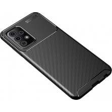 Colezium Galaxy A72 Kılıf Auto Fus Karbon Kapak - Siyah