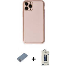İlk El Grup Ieg™ iPhone 11 Pro Max Yadigar Klasik - Siyah Bilvis Hayalet Cam Ekran Koruyucu + Gümüş Metal Kamera Lens Koruma Cam