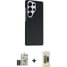 İlk El Grup Ieg™ Galaxy S24 Ultra Kozmos Klasik Prime - Siyah Joko Magic 5d Hayalet Cam + Derin Mor Bilvis Titan Kamera Lens