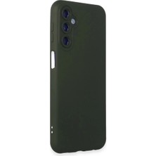 Colezium Galaxy M14 5g Kılıf Nano Içi Kadife  - Koyu Yeşil