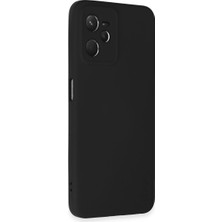 Colezium Realme C35 Kılıf Nano Içi Kadife  - Siyah