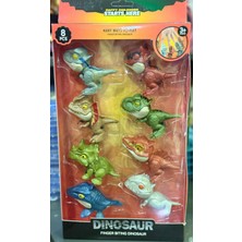 Dinosaur Fınger Bıtıng Parmak Isıran Minik Dinazor Figürleri 31X18 cm Pakette