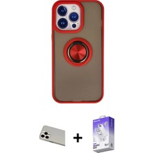İlk El Grup Ieg™ iPhone 13 Pro Max Yörünge Çizgi - Siyah Bilvis 5in1 3D Magic Cam Ekran Koruyucu + Beyaz Rainbow Kamera Lens Koruma Cam