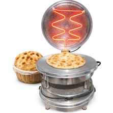 Gemicioğlu Exclusive Jumbo Boy Çelik Elektrikli Tandır 55 cm Lahmacun Lavaş Taptapa Ekmek Yapma, Kızartma Makinası Katmer Fırın