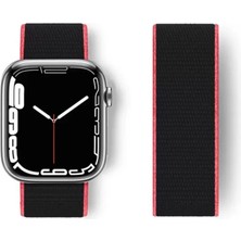 Senka Newface Watch 38MM Hasırlı Cırtcırtlı Kordon - Pembe-Siyah