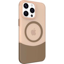 Colezium Joko Iphone 14 Pro Max Pc Suit Magsafe Kapak - Kahverengi