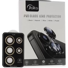 Senka Joko Samsung Galaxy S23 Ultra Pvd Metal Kamera Lens - Gold