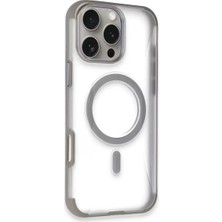 Senka Joko Iphone 16 Pro Max Hilton Magsafe Kapak - Titan Gri