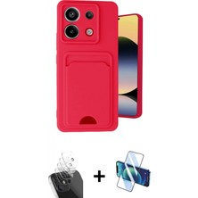 İlk El Grup Ieg™ Redmi Note 13 Pro 5g Kılıf Vadi Çizgi Prime - Siyah 3D Antistatik Seramik Nano Ekran Koruyucu + Şeffaf Kamera Lens Koruma Cam