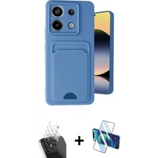 İlk El Grup Ieg™ Redmi Note 13 Pro 5g Kılıf Vadi Çizgi Prime - Siyah 3D Antistatik Seramik Nano Ekran Koruyucu + Şeffaf Kamera Lens Koruma Cam