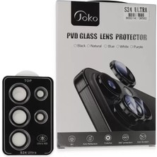 Senka Joko Samsung Galaxy S24 Ultra Pvd Metal Kamera Lens - Derin Mor