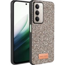 Senka Onegif Redmi 15 4g Bright Simli Kapak - Gümüş