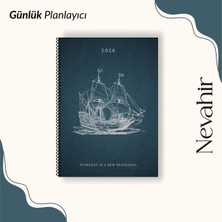 Günlük Planlayıcı Defter 2026 A5 100 gr Kalın Kağıt Helezon Planner Organizer