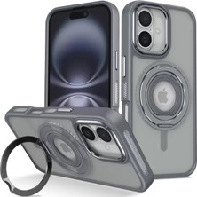 Senka Joko Iphone 16 Banza Magsafe Standlı Kapak - Titan Gri