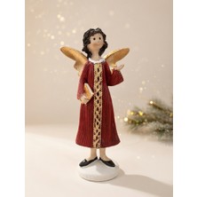 Decovio Seramik ve  Polyester Karışımı Biblo Melek 20 cm