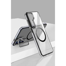 Senka Joko Samsung Galaxy S24 Crystal Magsafe Kapak - Siyah