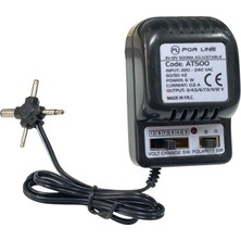 For Line Forline AT500 3-12 Volt 500MA Ayarlı Çok Uçlu Adaptör