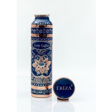 Eriza Mavi Kişiselleştirilebilir Kalaylı Bakır Su Matarası 530 ml