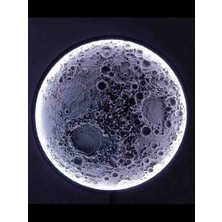 Kamer LED Işıklı Moon Lamp 40 cm