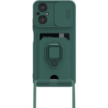 Colezium Po M5 Kılıf Zuma Kartvizitli Yüzüklü  - Yeşil