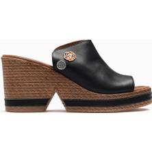 Mammamia Kadın Deri Dolgu Topuk Günlük Terlik 26Y D26YT-6115