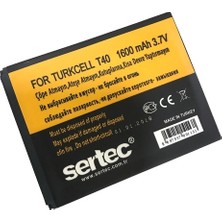 SHC4200 Sertec - Turkcell T-40 Uyumlu Batarya