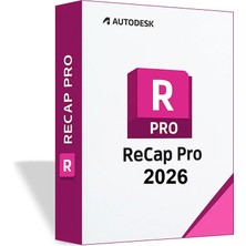 Autodesk Recap Pro 2026 (Windows) - 1 Pc 1 Yıl Autodesk Key + Kurulum Hizmeti