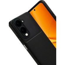 Colezium Vivo Y29S Auto Fus Karbon Kapak - Siyah