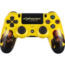 Sony Dualshock 4 V2 Cyberpunk 2077 Zct2 Kablosuz Ps4 Oyun Kolu