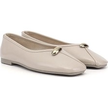 Grado Kadın Ten Rengi  Düz Tabanlı Babet