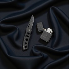 Sürlaz 2 Parça Kamp Seti Kamp Gravür Desen Çakı ve Çakmak