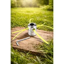 Johnser Energy Motorlu Tırpan Uyumlu Örümcek Başlık - Universal – Dayanıklı Misinalı Çim Biçme Aparatı, Tüm Tırpan Modelleri ile Uyumlu Profesyonel Yedek Parça