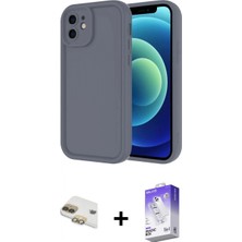 İlk El Grup Ieg™ iPhone 11 Kılıf Yankı Yansıma Özel Seri - Siyah Bilvis 5in1 3D Magic Cam Ekran Koruyucu + Gold Pers Alüminyum Kamera Lens