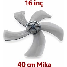 Serhat Deniz Inova Samyeli Vantilatör Pervanesi 16 Inç 5 Kanat Sert Mika 39 cm