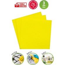 Hane216 3'lü Süper Emici Temizlik Bezi ,dayanıklı , Iz,tüy Bırakmaz