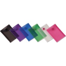 Comix Çıtçıtlı Dosya A7 Küçük Boy Karışık Renk A1857 (12 Li Paket)