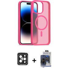 İlk El Grup Ieg™ iPhone 15 Pro Max Siluet Minimal Prime - Siyah Vanessa Magic Cam + Siyah Pvd Metal Kamera Lens