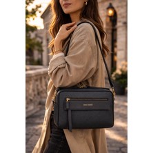 Duki Daso Türkiye Gri Ayarlanabilir Askılı Günlük Çapraz Kadın Omuz Çantası | Gri MT1576